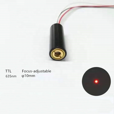 635nm 638nm Red Laser Diode Module with Adjustable Focus and 0.3mrad Beam Divergence