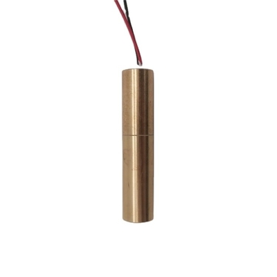 Brass Body Compact DPSS Green Laser Module with 4mW Output Power and 532nm Wavelength