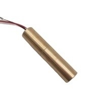 650nm 5mw Brass Laser Diode Module with 0.5s Rise Time and 70-100% Beam Roundness