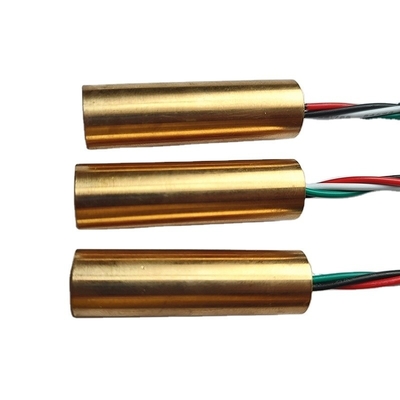5VDC 650nm Red Laser Module with Long Lifetime MTTF at 25C and Brass Housing Material