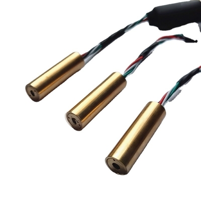 5VDC 650nm Red Laser Module with Long Lifetime MTTF at 25C and Brass Housing Material