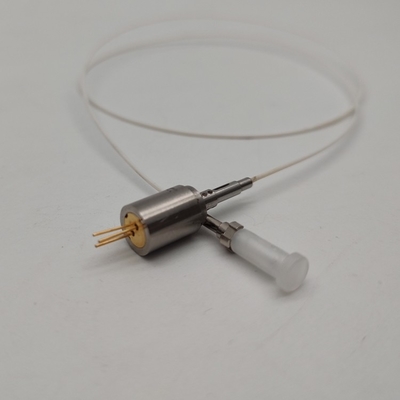 Compact and Powerful Fiber Coupled Laser Module 50mW-200mW for Wavelength 560-595nm