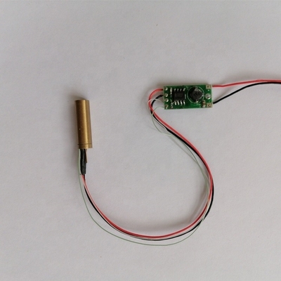 Compact 1-5mW Laser DPSS Module for Laser Alignment 6.3x18mm Working Voltage 2.7-5.0V