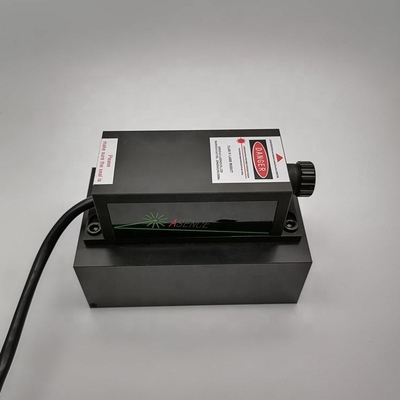 Solid State DPSS Laser with 1.8 KG Weight and 85mm Beam Height 100mW Yellow Laser