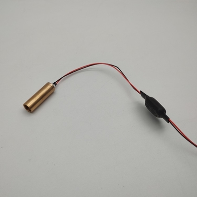 Mini 8mm Yellow Laser Module PWM/50% Duty Cycle ≤5mm Beam Diameter for Laser Leveling
