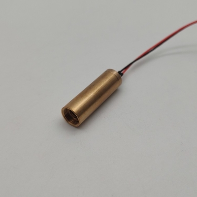 Mini 8mm Yellow Laser Module PWM/50% Duty Cycle ≤5mm Beam Diameter for Laser Leveling
