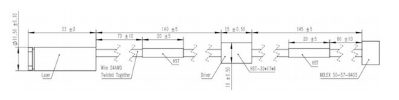 Beam Divergence 1.5 Laser Module for Industry Showlaser Bird Repeller Pointer Aiming