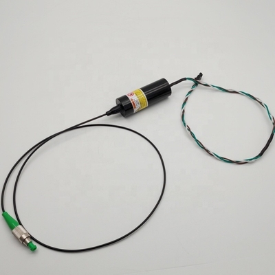 High Stability 520nm ±5nm Fiber Coupled Green Laser Module with 25-30mW CW Output Power